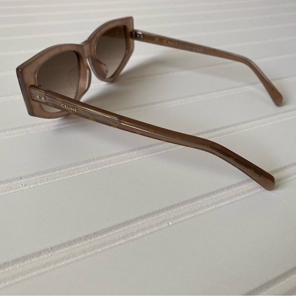 Celine | Women\'s Thin Story Butterfly Acetate Sunglasses Light Brown main image 13